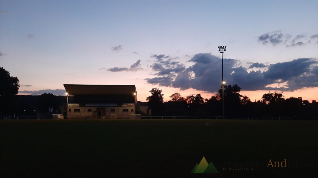 Evening sky over the fields in Haute-Saône