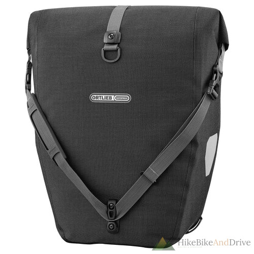 Ortlieb Back-Roller Plus fietstas in zwart-grijs Cordura